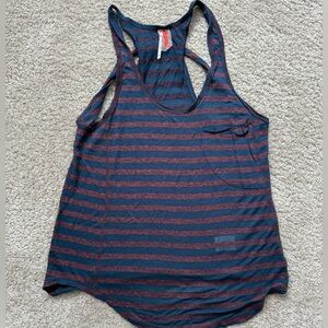 Free People Striped Racerback Tank